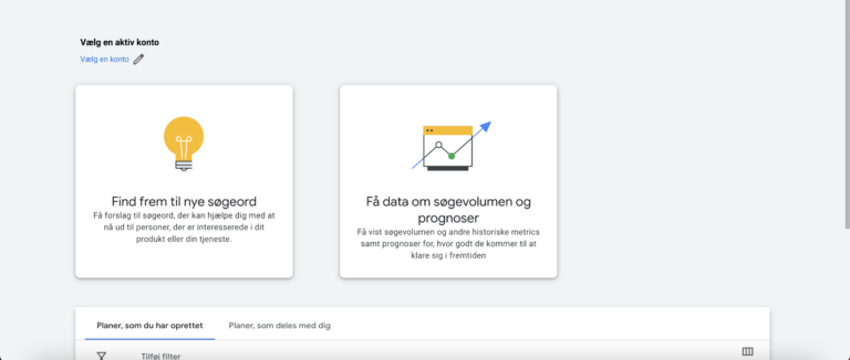 Google Keyword Planner